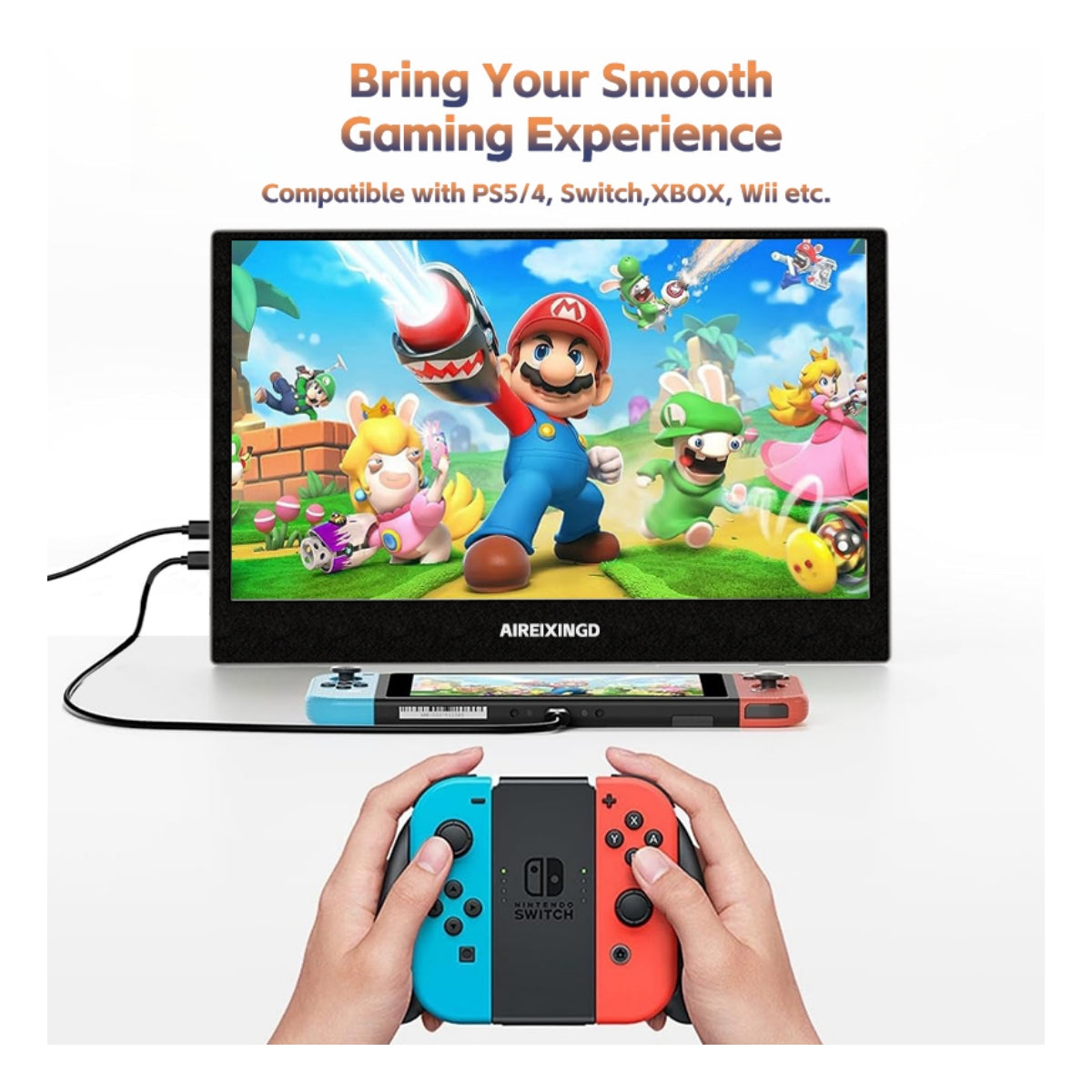 11.6 Inch Portable Monitor HDMI-Compatible Laptop second screen Gaming Extended Display For Switch/PS4/Xbox/Raspberry Pi