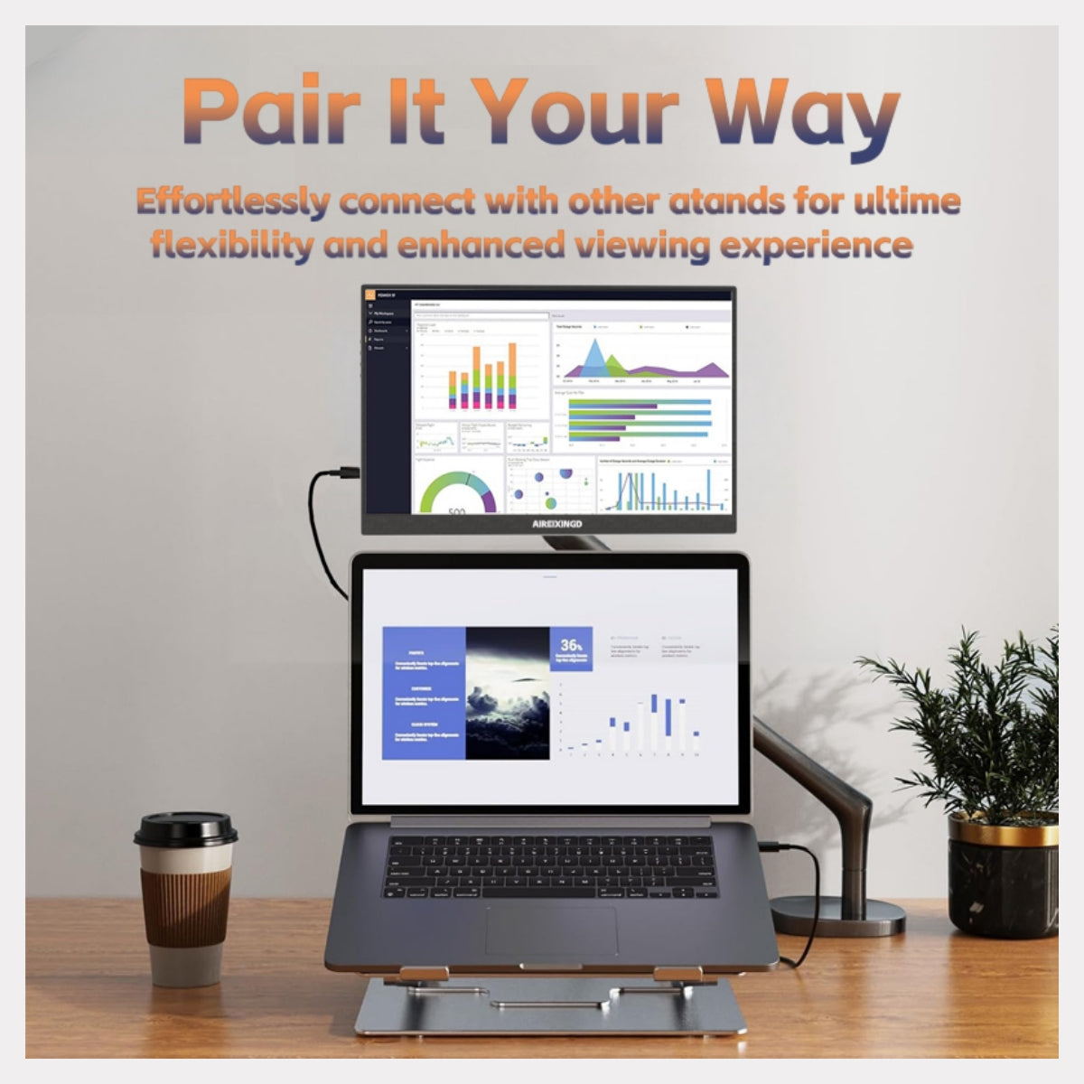 15.6 inch Portable Monitor FHD 1080P with HDMI USB-C Second Monitor Extended Display for PC Laptop Mac Switch Xbox PS4/5